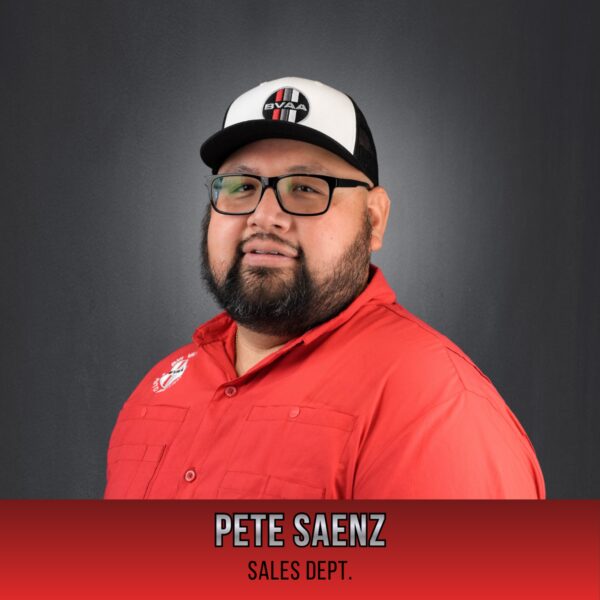 Pete Saenz, Sales Dept.