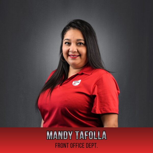 Mandy Tafolla, Front Office Dept.