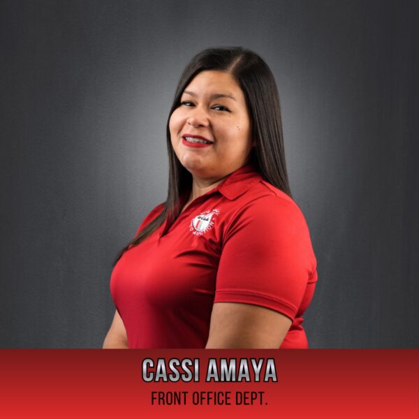Cassi Amaya, Front Office Dept.