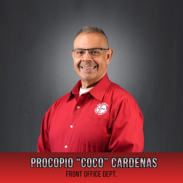 Procopio "Coco" Cardenas, Front Office Dept.