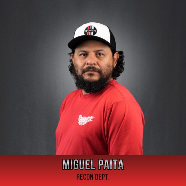 Miguel Paita, Recon Dept.