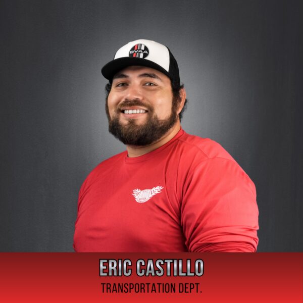 Eric Castillo, Transportation Dept.