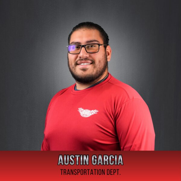 Austin Garcia, Transportation Dept.