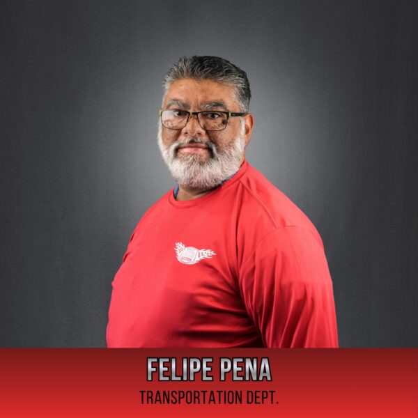 Felipe Pena, Transportation Dept.