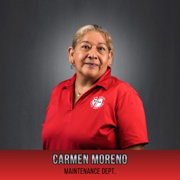 Carmen Moreno, Maintenance Dept.