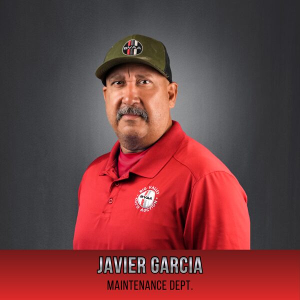 Javier Garcia, Maintenance Dept.